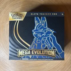 Pokemon TCG: Mega Evolution Elite Trainer Box (Mega Lucario) English Sealed - Image 1