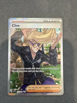 Clive 227/091 Paldean Fates Special Illustration Rare NM/Mint Pokemon TCG - Image 1