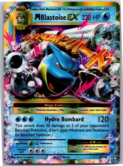 M Blastoise EX - XY - Evolutions 22/108 - Ultra Rare - NM Pokemon TCG - Image 1
