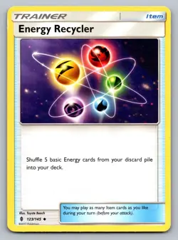 Pokemon TCG SM - Guardians Rising Energy Recycler 123/145 - Image 1