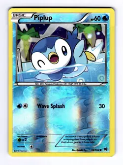 Piplup XY - BREAKthrough #36 (2015) Common Reverse Holo NM Pokemon - Image 1