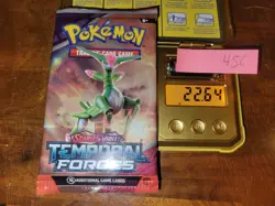 22.64g (Heaviest in Lot) Temporal Forces Pokemon Booster Pack - Sealed #456 - Image 1