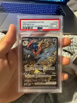 2024 POKEMON SHROUDED FABLE SPECIAL ILLUSTRATION COLLECTION GRENINJA EX PSA 10 - Image 1