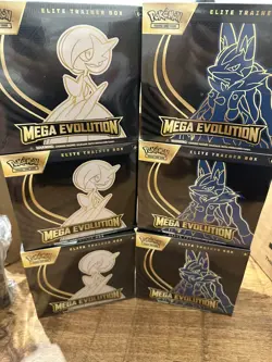 Pokemon TCG Mega Evolution ETB Set Lucario & Gardevoir New & Sealed 1 of each - Image 1