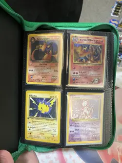 Vintage Pokemon Binder Collection WOTC Lot, Base Set, 1st Editions,Holo’s Etc - Image 1