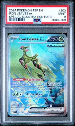 Iron Leaves Ex #203 - Pokemon Tef En-Temporal Forces - PSA 9 - Image 1