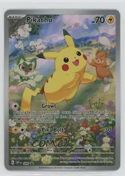 Pikachu (Paldea Adventure Chest) Holo Pokemon Scarlet & Violet Black Star Promo - Image 1