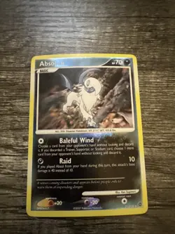 2007 POKEMON DIAMOND & PEARL SECRET WONDERS 21 ABSOL-REVERSE FOIL - Image 1