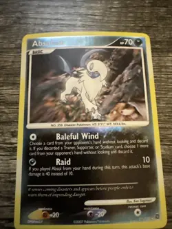 2007 POKEMON DIAMOND & PEARL SECRET WONDERS 21 ABSOL-REVERSE FOIL - Image 2
