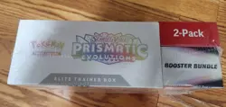 Pokemon TCG Prismatic Evolutions ETB with Booster Bundle Costco 2-Pack Sealed - Image 2