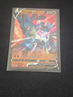 Lucario V 146/264 Swsh08: Fusion Strike Holo Ultra Rare Pokemon TCG Near Mint - Image 1