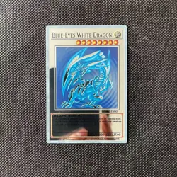 Blue-eyed white dragon silver * ULTRA RARE SDK-001 Metal Card for YUGIOH NEW - Image 1