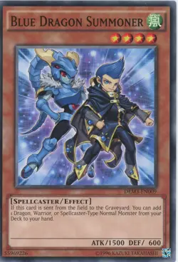 Yugioh Blue Dragon Summoner DEM3-EN009 Common NM - Image 1