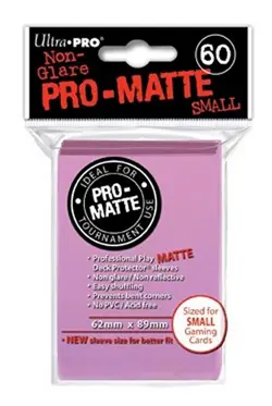 Ultra Pro Deck Protector Small Matte 60 Card Sleeves PINK YuGiOh Vanguard 74427842673 - Image 2