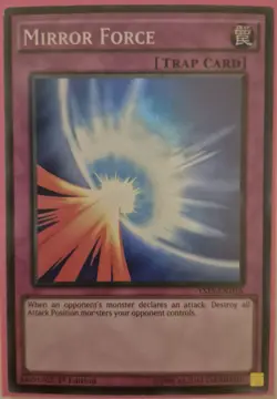 YuGiOh Mirror Force Super Rare 1st Edition YS15-END16/DASA-EN059 - Image 1