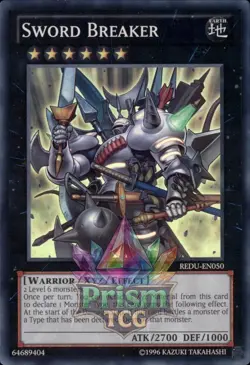 Sword Breaker super rare REDU-EN050 Yugioh - Image 1