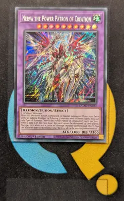 DUAD-EN033 Nerva the Power Patron of Creation Secret Rare YuGiOh - Image 1
