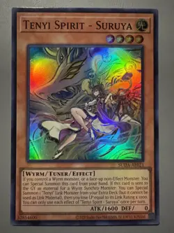 YUGIOH TENYI SPIRIT - SURUYA ASIA ENGLISH EDITION SUDA-AE021 SUPER RARE - Image 1