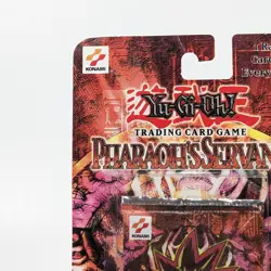 VTG YuGiOh Pharaoh's Servant Blister Booster Pack Sealed Square Original Konami - Image 2