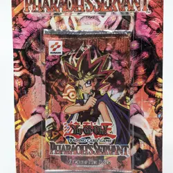 VTG YuGiOh Pharaoh's Servant Blister Booster Pack Sealed Square Original Konami - Image 4