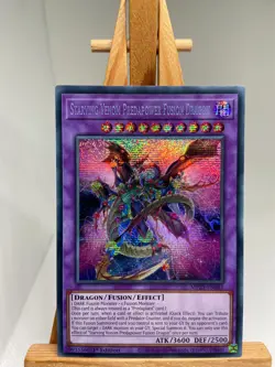 Starving Venom Predapower Fusion Dragon Prismatic Secret 1st MP23-EN081 YuGiOh - Image 1