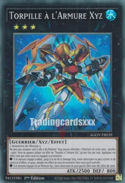 Yu-Gi-Oh! Torpille a l'Armure Xyz : SR AGOV-FR039 - Image 1