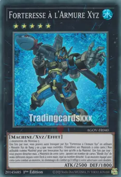 Yu-Gi-Oh! Forteresse a l'Armure Xyz : SR AGOV-FR040 - Image 1
