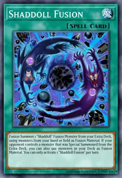 Yugioh RA04-EN231 - Shaddoll Fusion - Platinum Secret Rare - Image 1