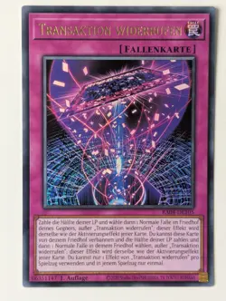 Transaktion widerrufen RA04-DE105 Ultra Rare Deutsch NM YUGIOH - Image 1