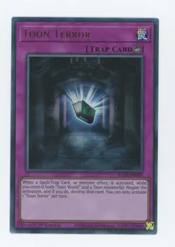 Yugioh Toon Terror BLCR-EN069 Ultra Rare 1st Mint x3 Play Set - Image 1