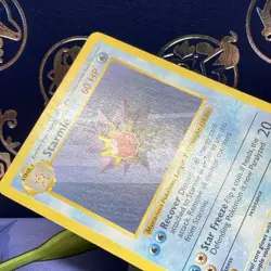 Pokemon Card tcg Base Set (Shadowless) #064/102 Starmie Vintage MP WOTC - Image 3