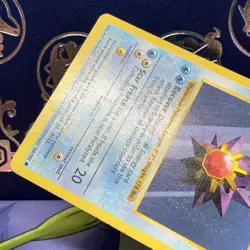 Pokemon Card tcg Base Set (Shadowless) #064/102 Starmie Vintage MP WOTC - Image 4
