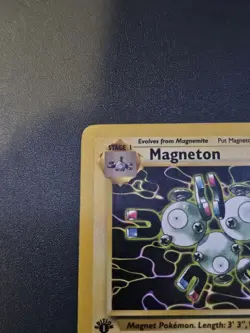 Magneton 26/62 Fossil 1st Edition Rare Pokemon Card-HP - Image 4