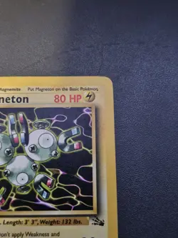 Magneton 26/62 Fossil 1st Edition Rare Pokemon Card-HP - Image 5