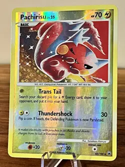 Pokemon Card - Pachirisu Majestic Dawn 43/100 Uncommon Reverse Holo - Image 1