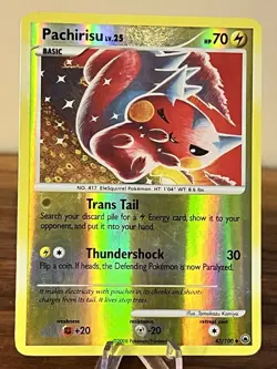 Pokemon Card - Pachirisu Majestic Dawn 43/100 Uncommon Reverse Holo - Image 2