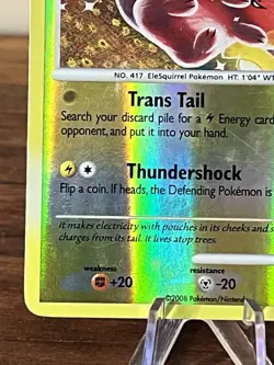 Pokemon Card - Pachirisu Majestic Dawn 43/100 Uncommon Reverse Holo - Image 4