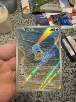 Pokemon Squirtle TCG Illustration Rare Card 170/165 SV-151 Near Mint Condition - Image 1
