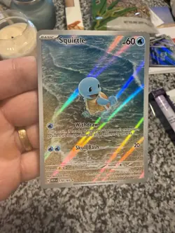 Pokemon Squirtle TCG Illustration Rare Card 170/165 SV-151 Near Mint Condition - Image 2