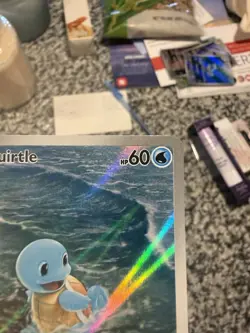Pokemon Squirtle TCG Illustration Rare Card 170/165 SV-151 Near Mint Condition - Image 4
