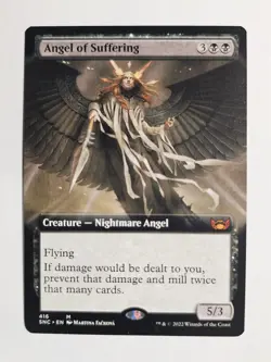 Angel of Suffering (Extended Art) - Near Mint MTG Streets of New Capenna - Image 1