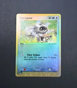 LP+ Zigzagoon Reverse Holo 29/109 Ruby and Sapphire Pokemon Card - Image 3