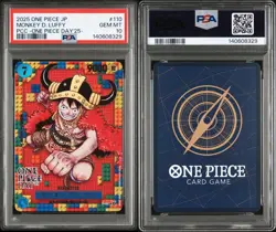 One Piece Premium Card Collection Monkey D Luffy PSA10 Day 25 Trading Card - Image 3