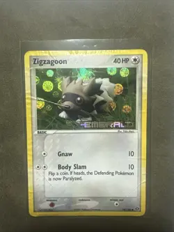 Pokemon Card Zigzagoon EX Emerald Reverse Holo 74/106 DMG - Image 1