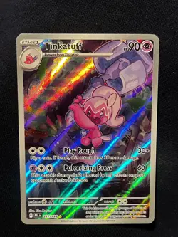 Tinkaton -Tinkatuff -Tinkatink ir/ Sir ,3-card Pokemon lot - Image 2