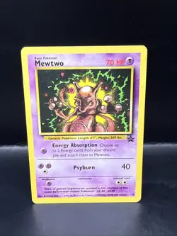 Pokemon Card - Mewtwo WoTC Black Star Promo 14 Non-Holo D - Image 1