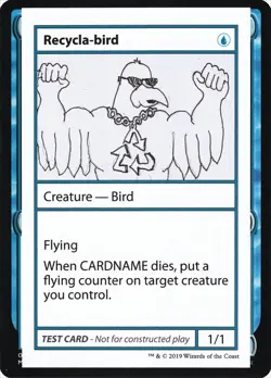 Recycla-bird MTG Myster Booster Playtest NM x1 - Magic Card - Image 1