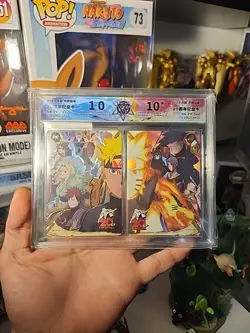 2023 Kayou NARUTO 20th anniversary card NR-PR-043 NR-PR-044 Two in One - Image 1