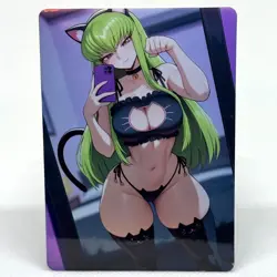 Code Geass C.C. / C2 Goddess Anime Waifu ACG Foil Card - Image 1