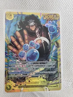 Bartholomew Kuma SEC OP12-119 Legacy of the Master One Piece Card Game English - Image 1